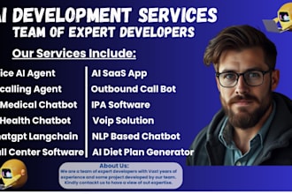 build custom ai chatbot with rag ai model, openai, llm for real estate, medical