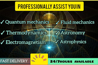 quantum mechanics astronomy electromagnetism thermodynamics