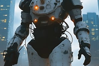 make  high quality robot, mecha concepts