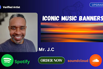 design iconic music banners for your spotify and soundcloud