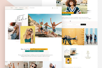 design showit landing page, carrd , systeme io landing page design