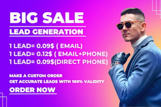 find and verify b2b leads with emails and phone numbers