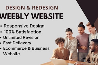 design or redesign weebly website and ecommmerce store