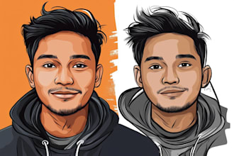 draw high quality vector portraits
