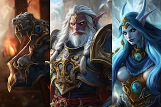 make a  world of warcraft or fantasy character