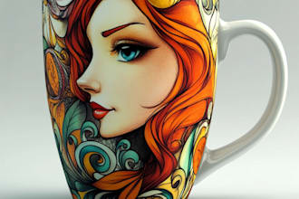 do custom coffee mug design or coffee mug design