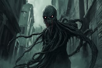 design fantasy horror and any fantasy horror character
