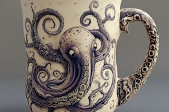 custom coffee mug or cup designs