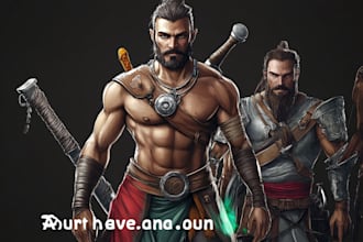 make a amazing dnd party d and d character for you