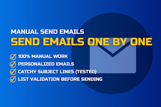 manually send emails one by one