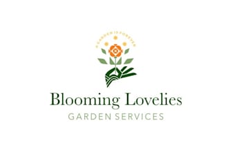design artwork gardening business logo