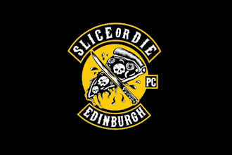 design vintage motor club pizza blog logo