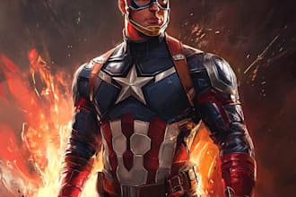 make your portrait in a marvel character