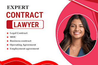 draft business contract, employment agreement, bylaws, operating agreement, mou