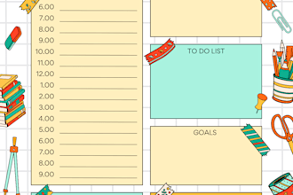 design custom digital planner, journal, calendar for etsy or commercial use