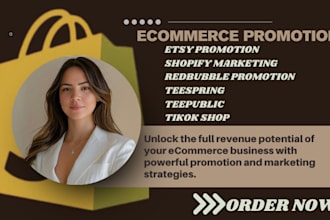 do etsy promotion for etsy shop seo shopify marketing redbubble promotion