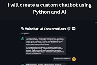 create a ai chatbot for your website or business