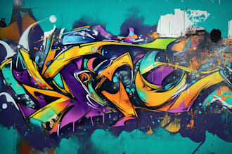 create graffiti art for you