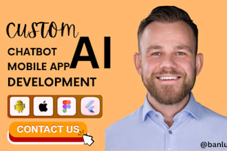 develop ai chatgpt mobile app or website ai saas app ai chatbot ai software