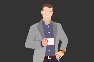 create a  modern flat vector illustration