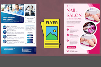 create professional pamphlet flyer digital business poster design brochure