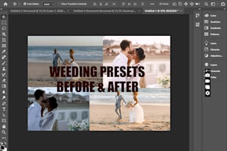 create weeding and events photo presets for you