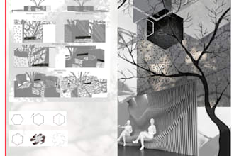 design professional architectural presentation for students