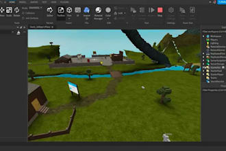 make full roblox game,simulator game,robox obby,roblox game development, map dev