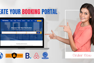 create a booking wordpress website like airbnb, booking