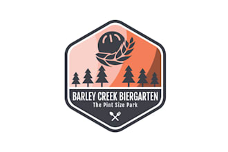 make memorable barley creek bar drink restaurant logo