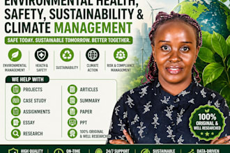 do environmental health, safety,sustainability, climate,assigned,management
