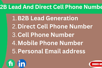 b2b lead generation, direct phone number, mobile phone number