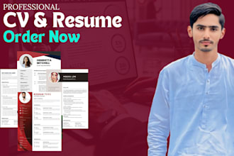 create a professional resume, CV, and linkedin profile