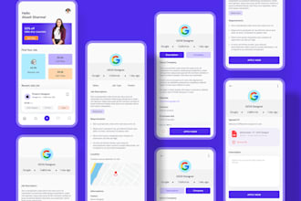 develop job portal app, job finder app, recruitment portal, job search app