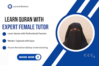 be your expert female quran teacher for memorization and translation