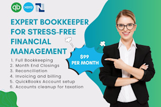 do bookkeeping and reconciliation on quickbooks