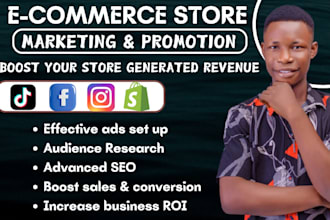 shopify marketing, etsy shop promotion, stan store, shopify store promotion