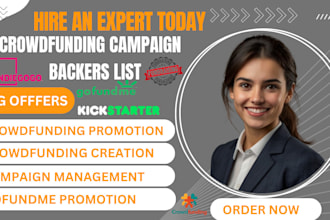 generate crowdfunding backers list for your kickstarter indiegogo gofundme
