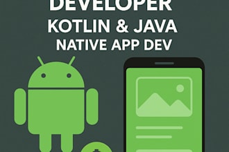 develop a professional android app in kotlin or java
