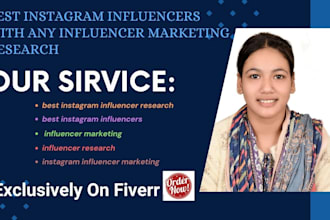 best instagram influencers with any marketing research