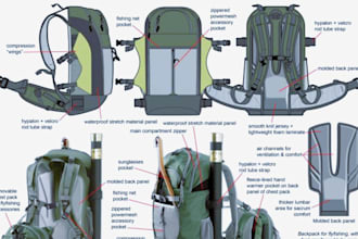 design bag tech pack, handbag design, backpack, bag purse tech pack