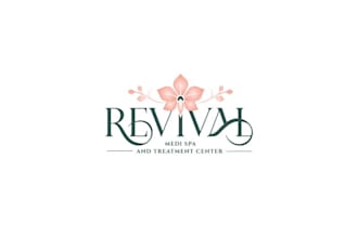 create a modern spa, massage and yoga logo