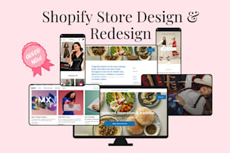 redesign shopify website design shopify store design shopify website development