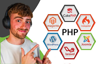 create a fully custom PHP CRM HTML laravel react nodejs saas app or web portal