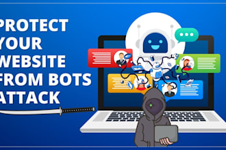 fix ddos attacks attack xss brute force and website cyber attack