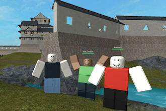 complete roblox game in roblox studio, level design, roblox map, lua programmer