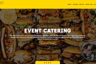 build a restaurant website in wordpress