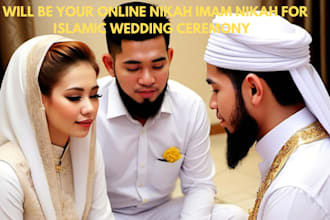 be your online nikah imam nikah for islamic wedding ceremony and nikah nama