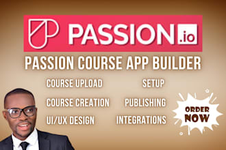 build passion io mobile app and course app with passion io