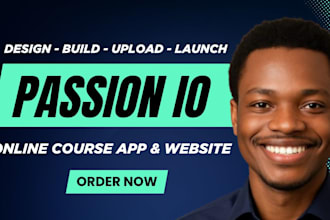 build passion io mobile app and course app with passion io